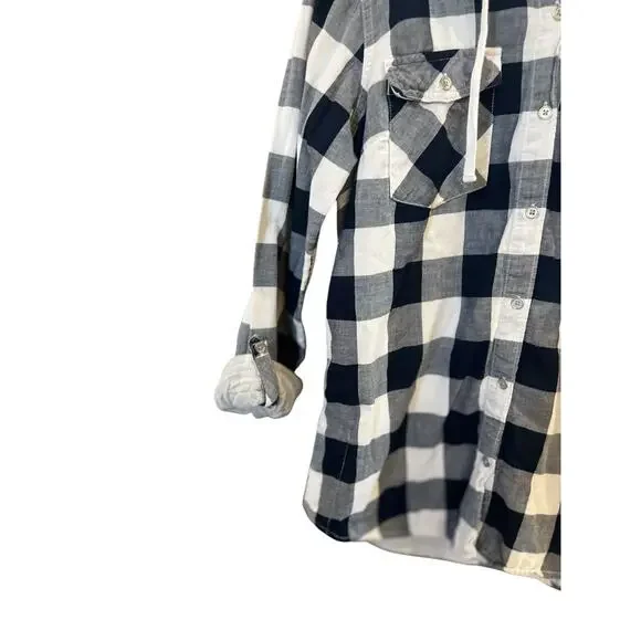 Columbia Women's Collegiate Times Two Hoodie Button Down Long Sleeve Shirt Med - Picture 3 of 13